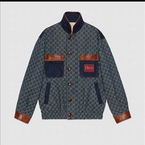 NWT GUCCI SOLD OUT ECO DENIM BOMBER